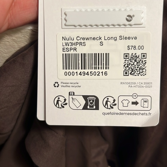 Brand new ❣️ Wundermost long sleeve crew neck espresso with tags sizes XS, S, M - Picture 6 of 6